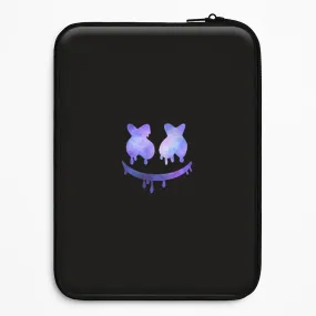 Hybrid Look Dripping Features - White Helmet DJ Laptop Sleeve