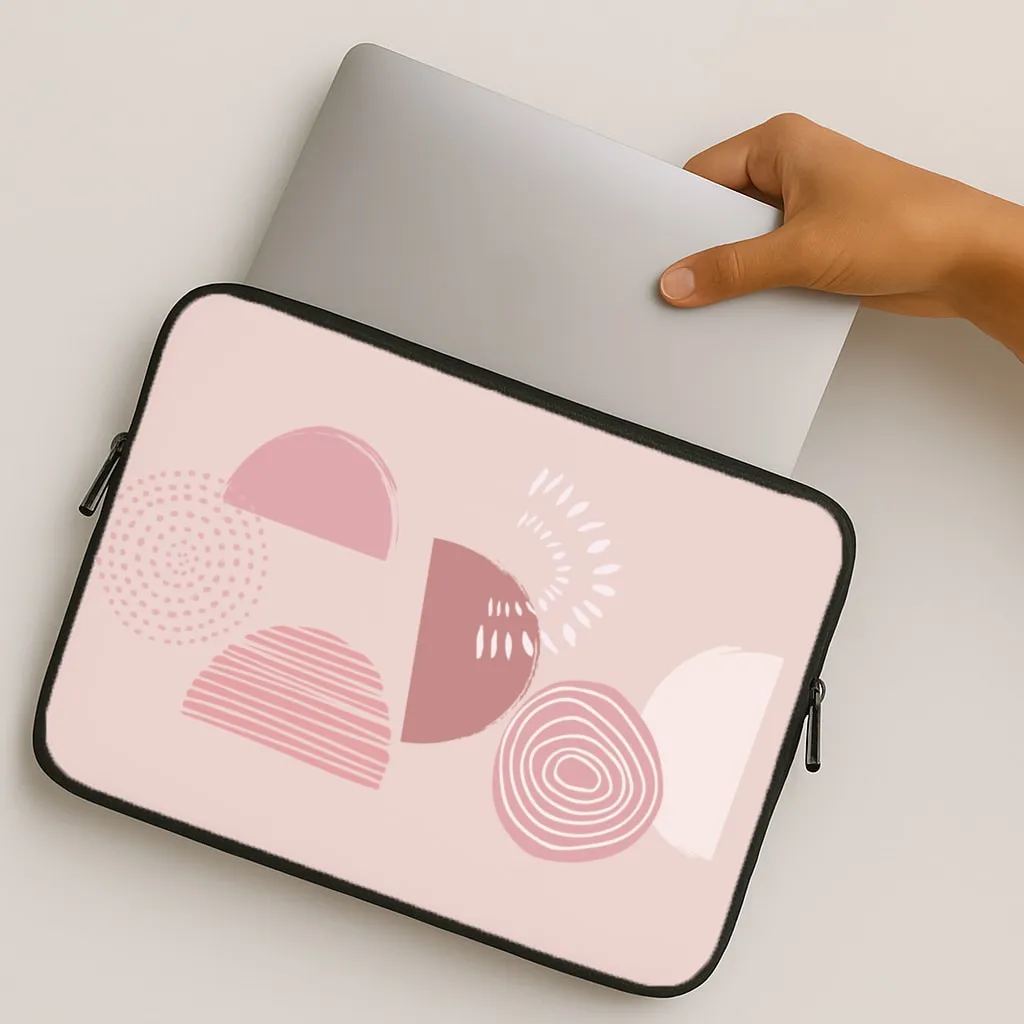 Durable Look Abstract Geometric I Laptop Sleeve
