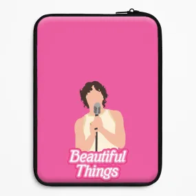 Neon Pink Beautiful Things Laptop Sleeve Lightweight Protection