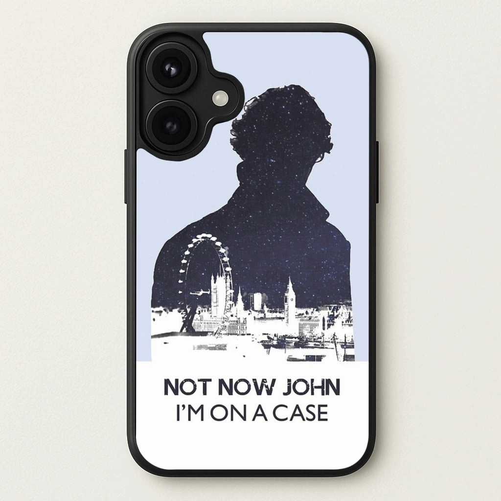 Now Now John, I'm On A Case Phone Case Soft Layer Texture Durable Pattern Texture