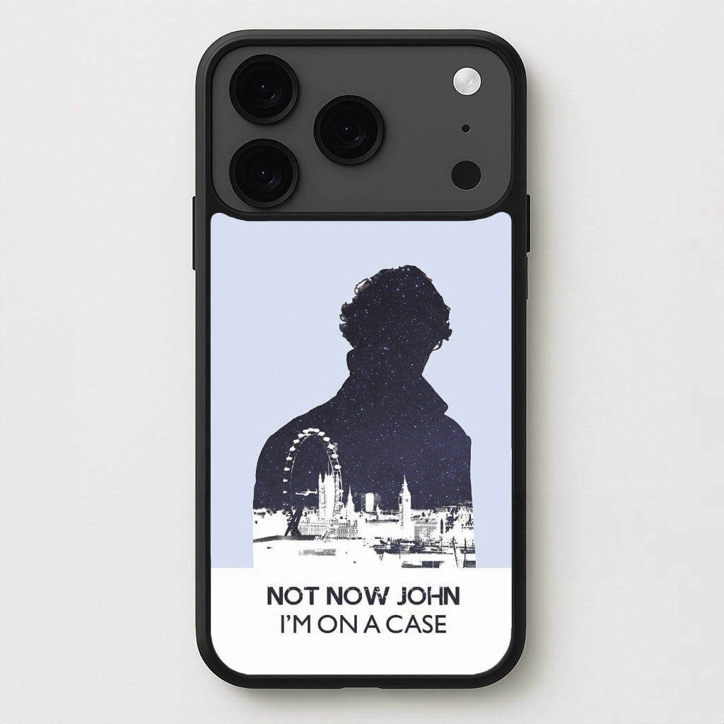 Now Now John, I'm On A Case Phone Case Textured Finish