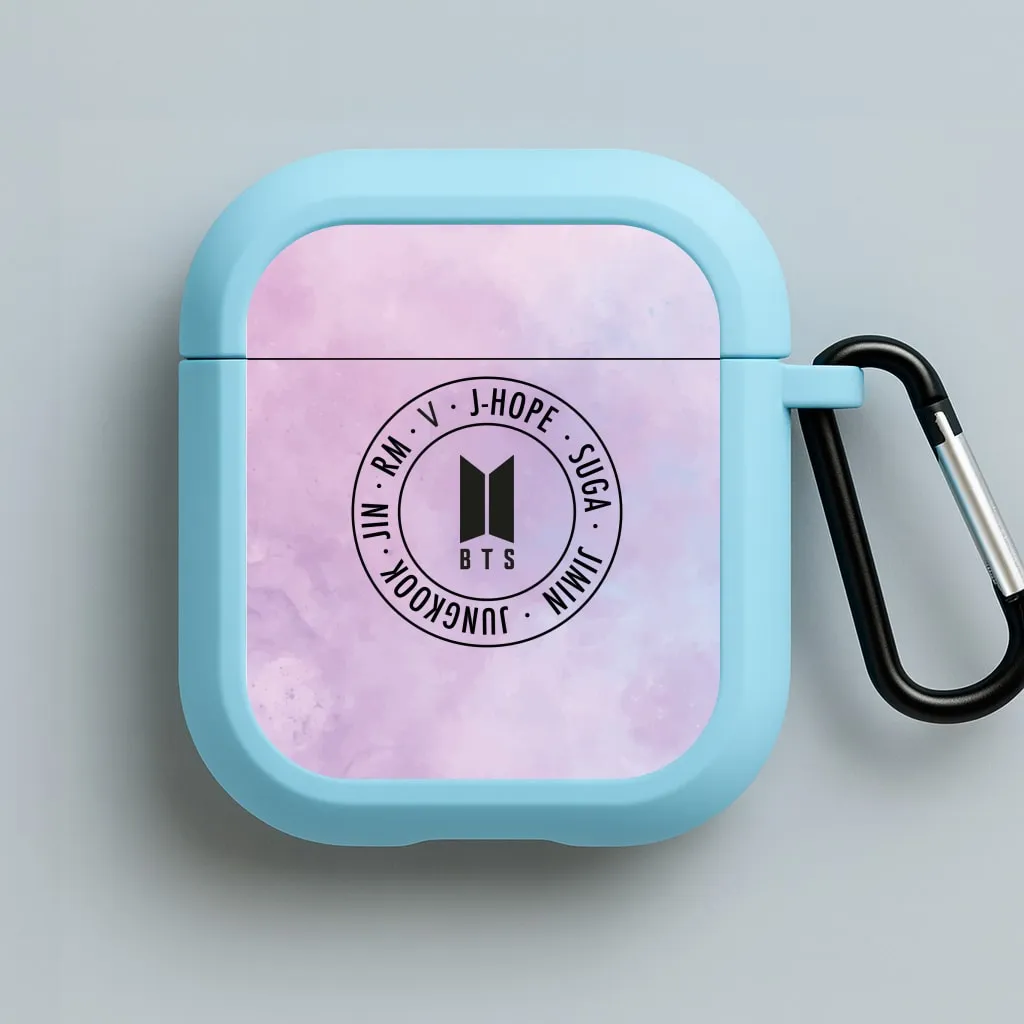 fashion ergonomic gradient protector Galaxy Logo - BTS AirPods Case