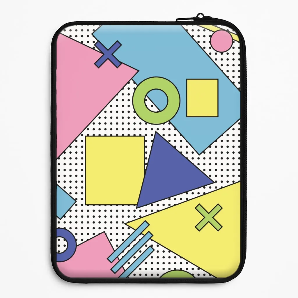 Modern Design Texture Geometric Abstract Shapes Pattern Laptop Sleeve