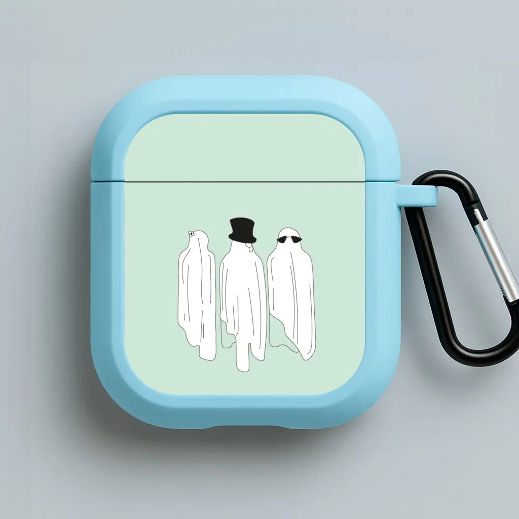 Ghost Crew - Halloween AirPods Case Creative Silicone Shell Minimal Carry Bag
