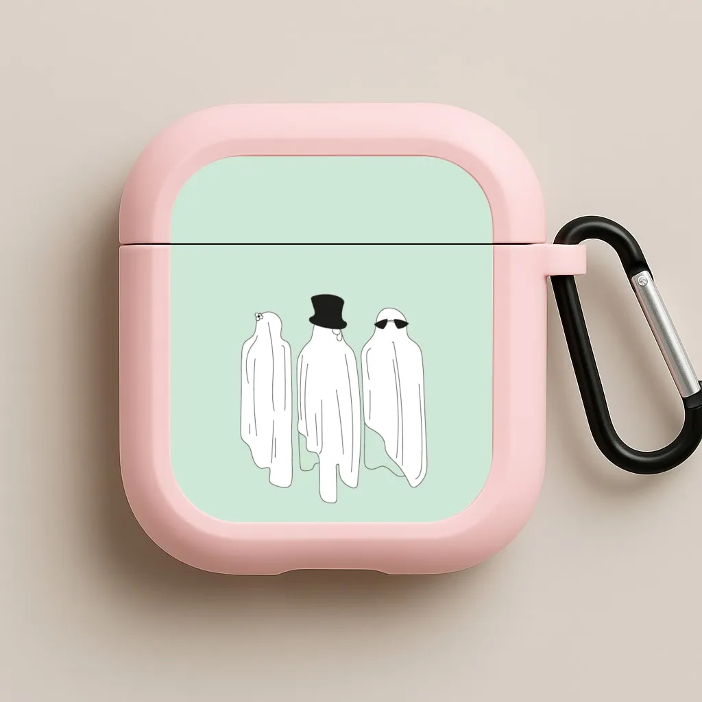 Durable Gadget Case Ghost Crew - Halloween AirPods Case