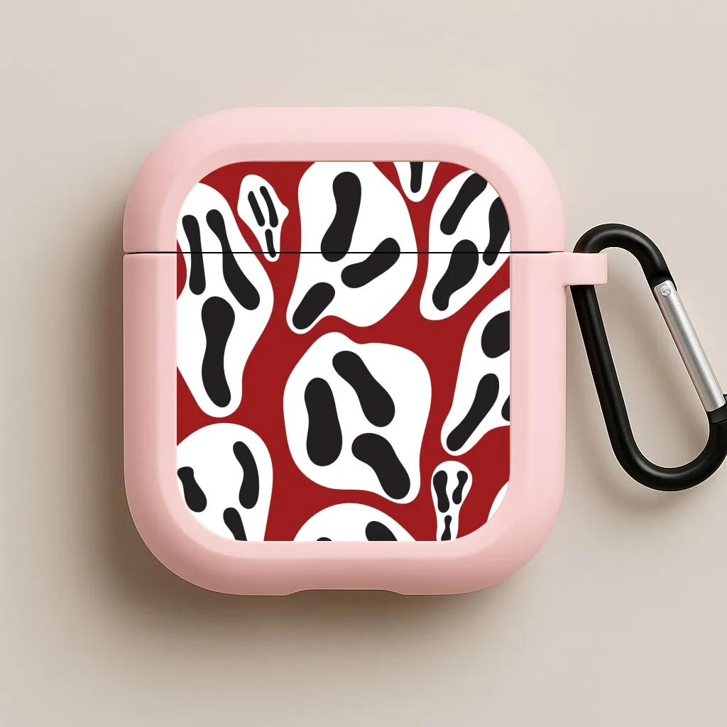 Stylish Modern Finish Ghost Face AirPods Case
