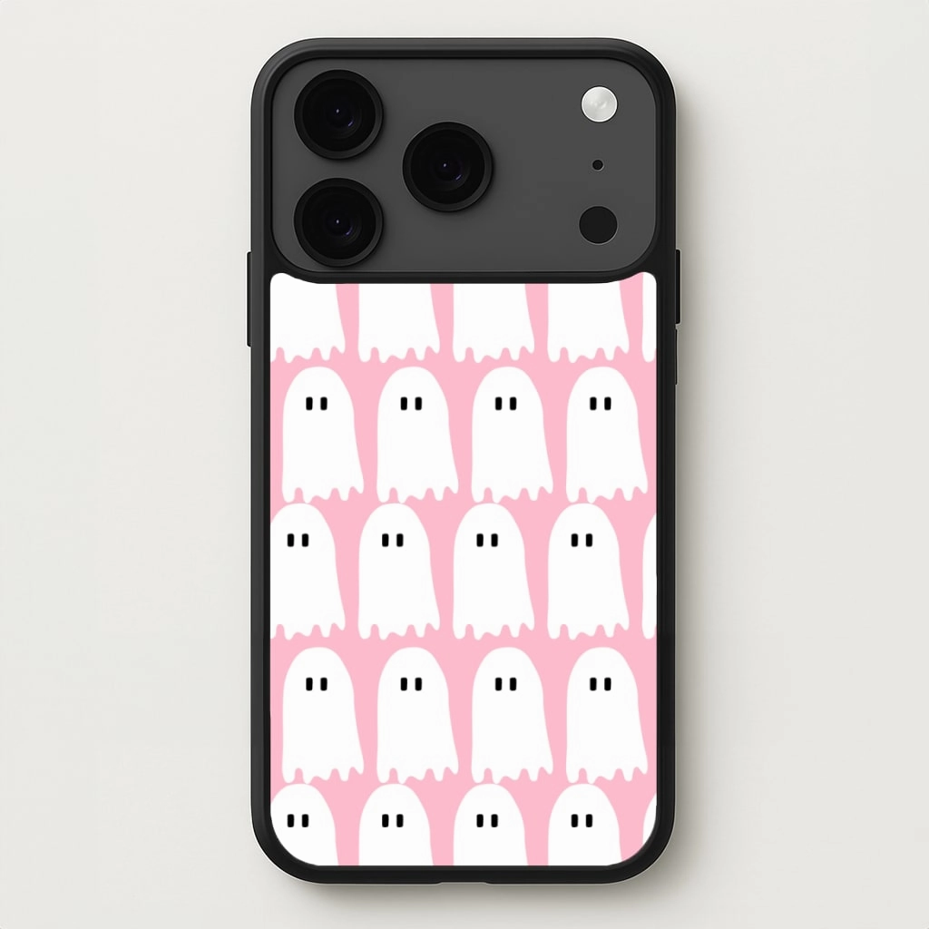 Ghostin - Halloween Phone Case Clear Design Compact Feel
