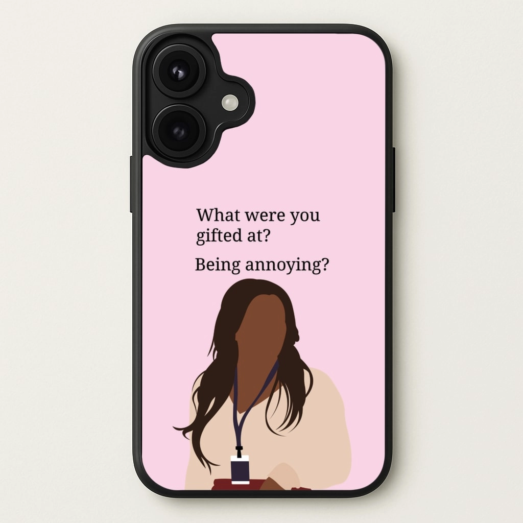 Gifted At Being Annoying Phone Case Ultra Slim Elegant Pattern Design