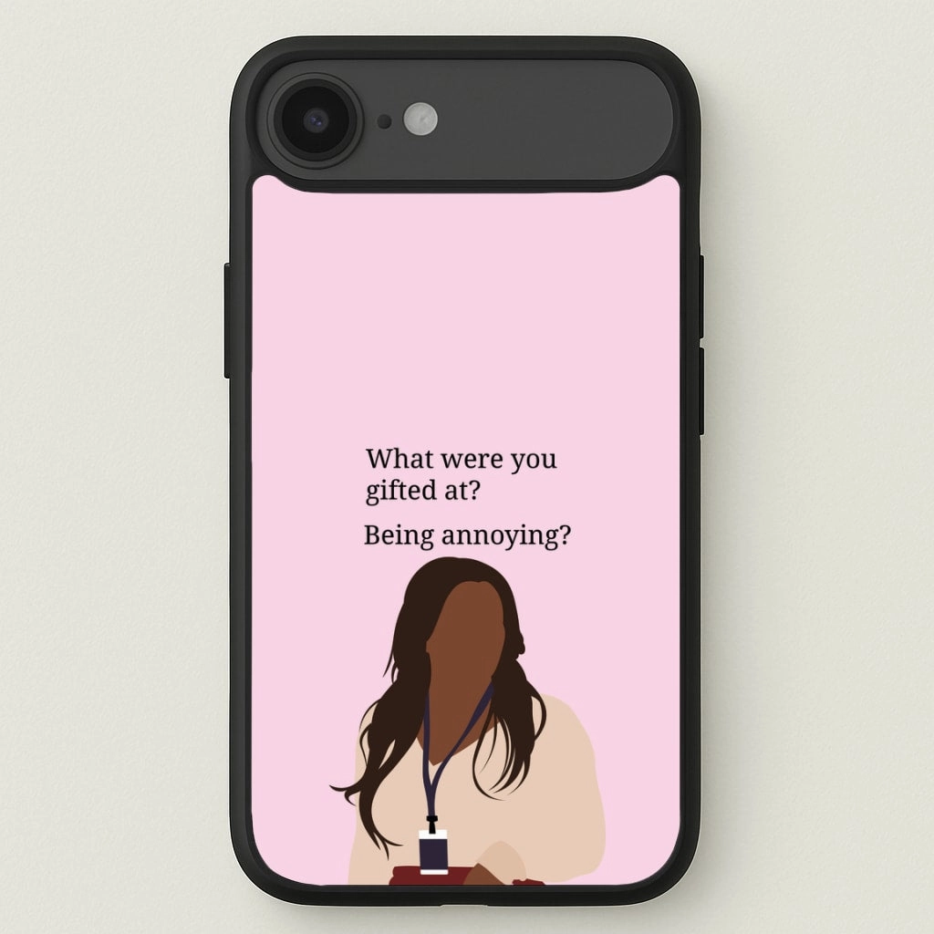 Gifted At Being Annoying Phone Case Hybrid Detail Gloss Touch