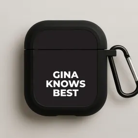 Modern Carry Texture sleek commuter neon leather airpods case Gina Knows Best - B99 AirPods Case