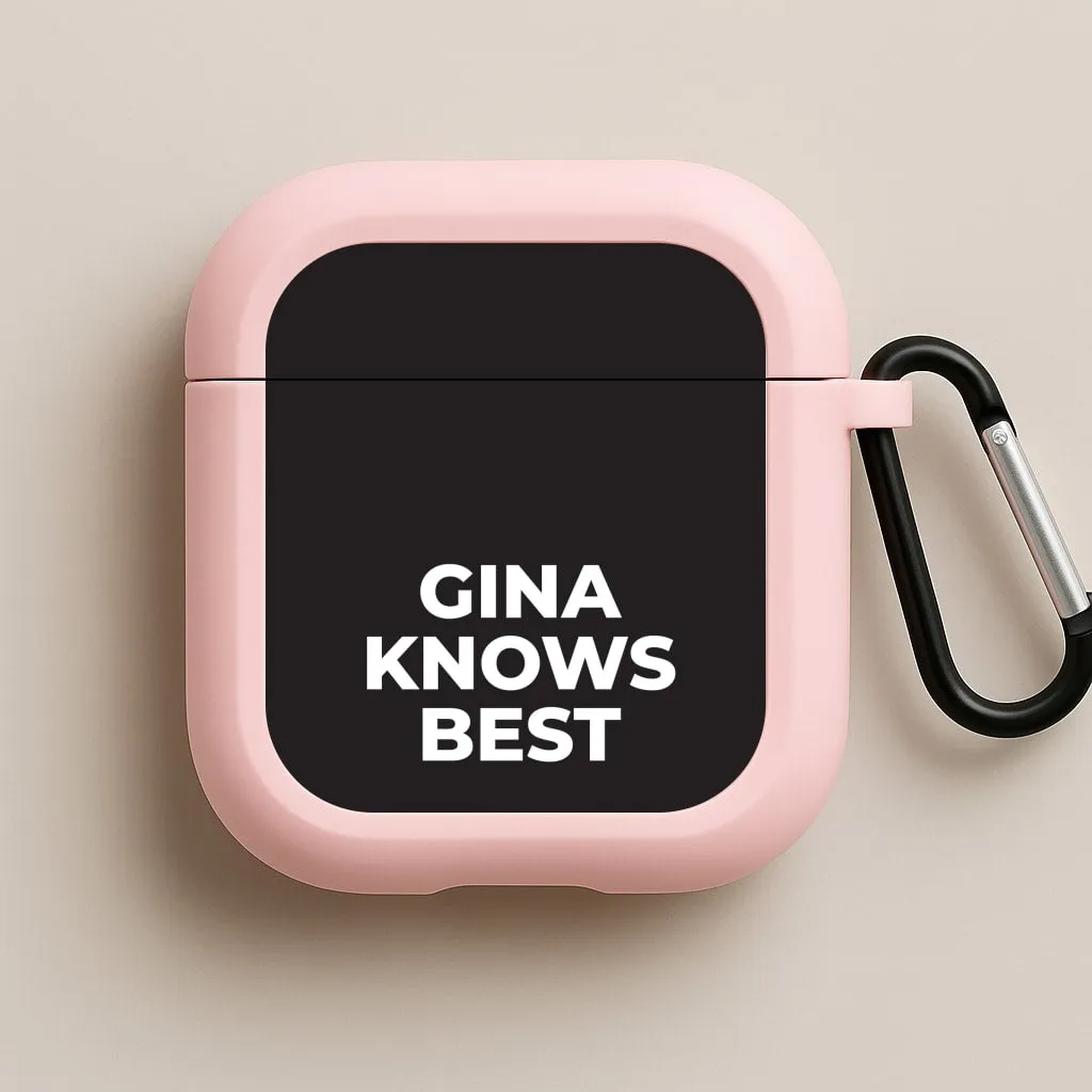 Gina Knows Best - B99 AirPods Case wireless earbuds travel shell