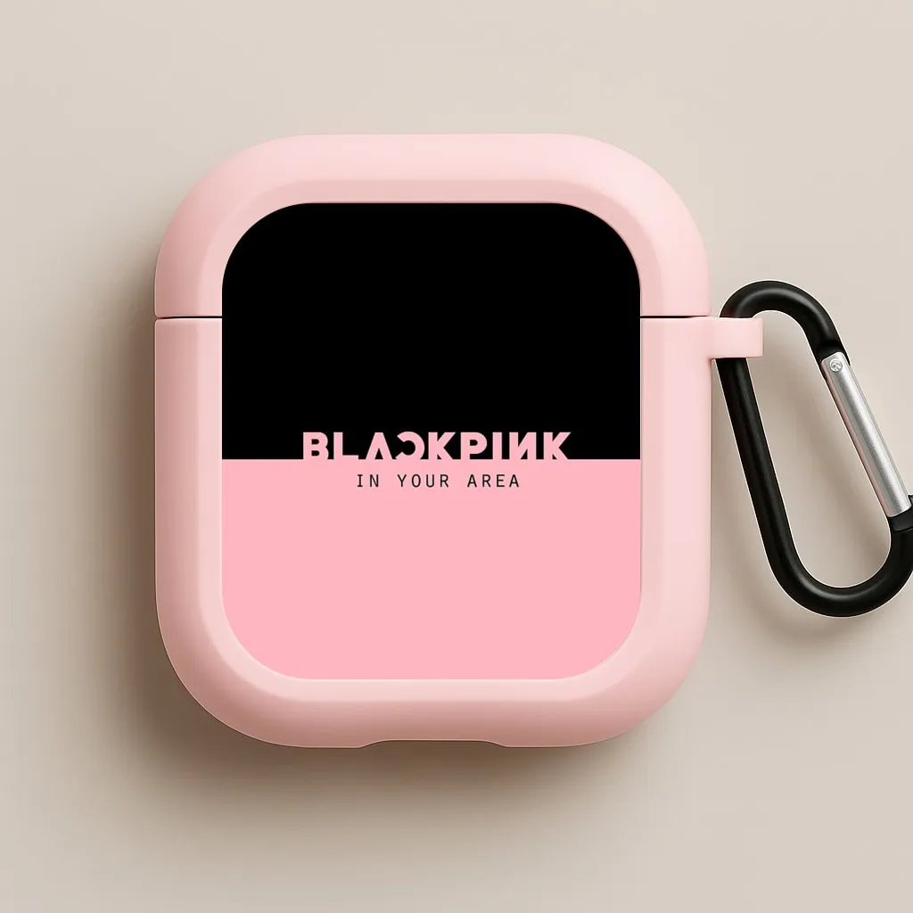 vintage neon leather airpods case Modern Protective Shell Girl K-Pop Band In Your Area AirPods Case