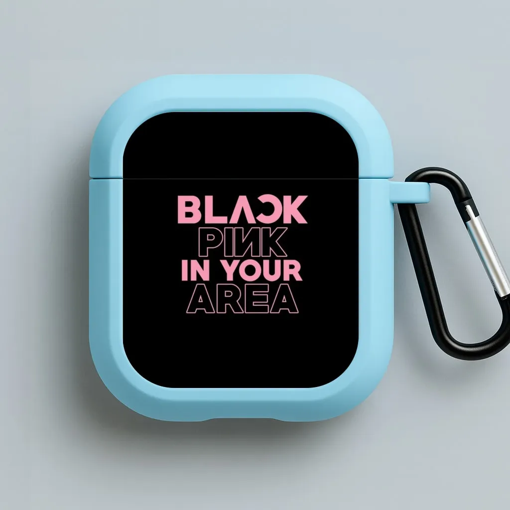 Girl K-Pop Band In Your Area - Black AirPods Case Commuter Friendly Case