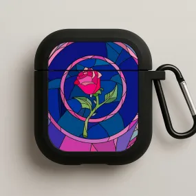 Simple Design Organizer Glass Rose - Beauty AirPods Case