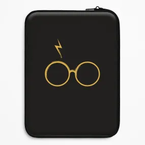 Wireless charging Glasses & Scar Laptop Sleeve
