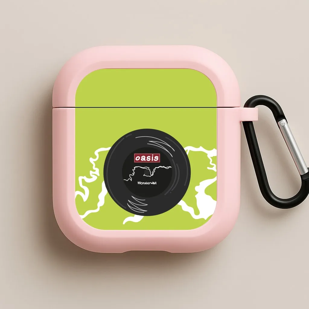 Universal Travel Organizer Durable Build Protector Wonderwall Record AirPods Case