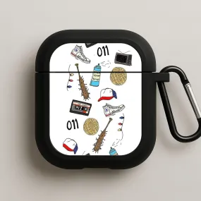 sleek soft grip airpods case Stranger Drawings AirPods Case