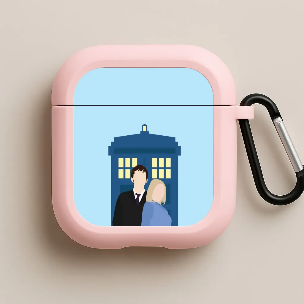 elegant soft grip case Rose And The Doc AirPods Case