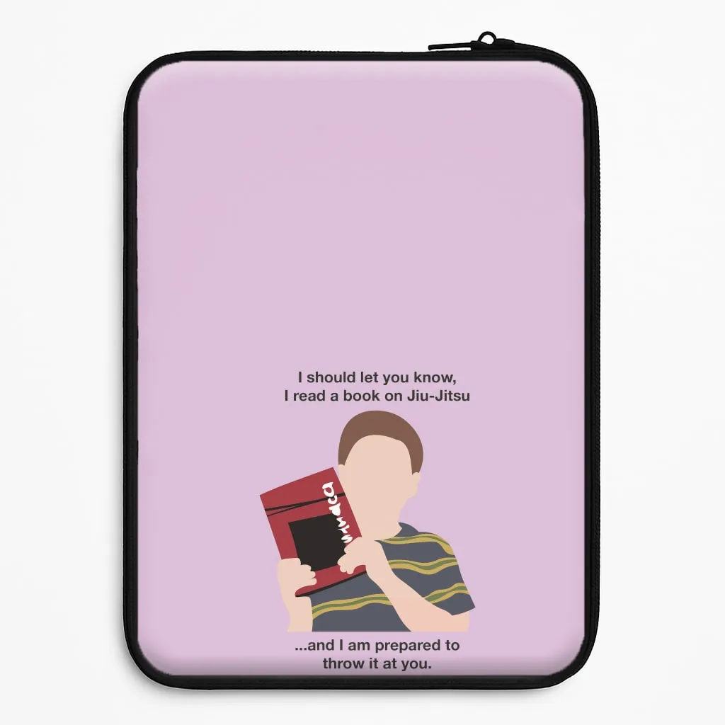 Book On Jiu-Jitsu - Sheldon Laptop Sleeve Vivid Texture