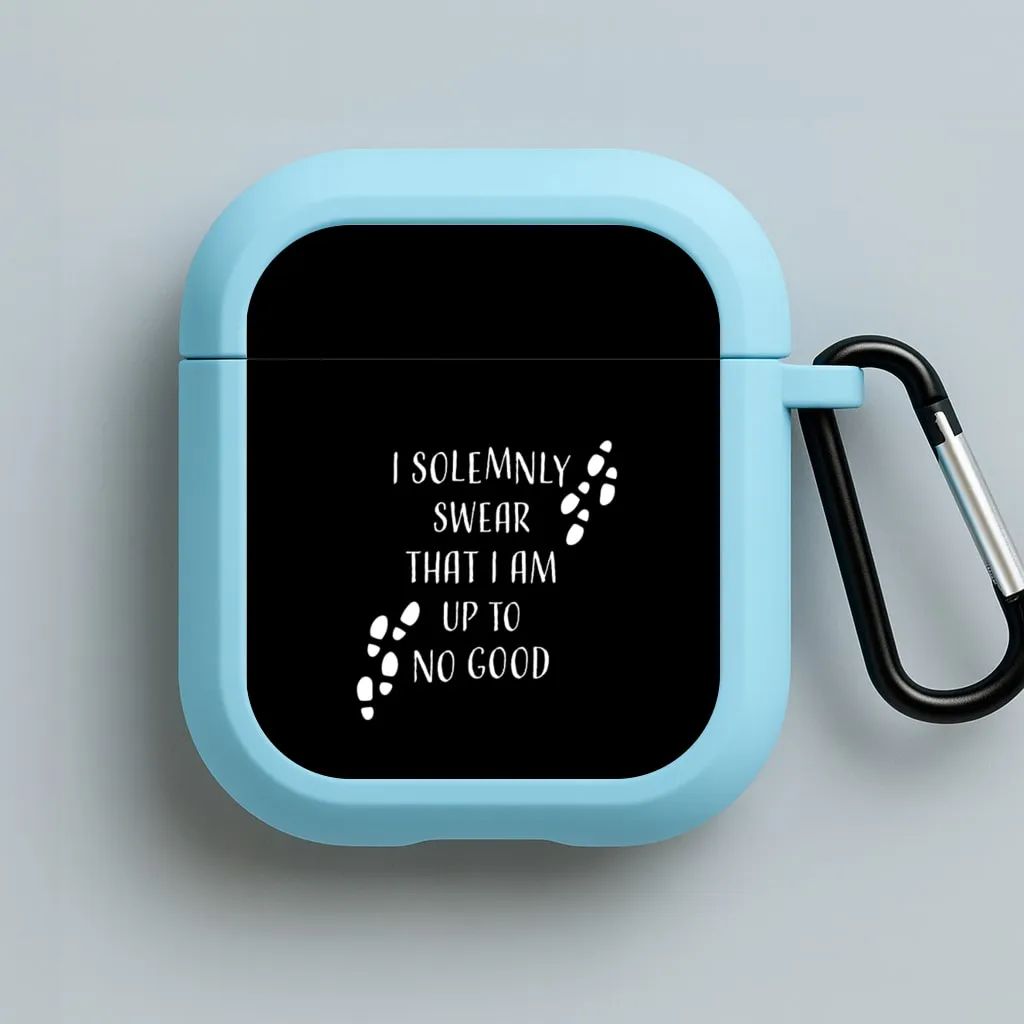 Durable Handy Pouch I Solemnly Swear AirPods Case