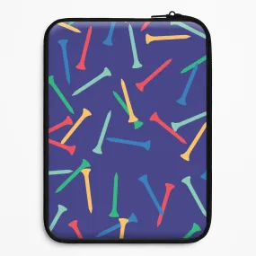Golf Tees Pattern Laptop Sleeve Durable Texture Finish Refined Form