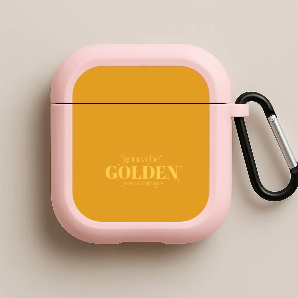 Gonna Be Golden AirPods Case Travel Friendly Design