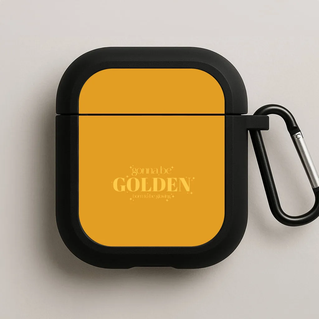 Gonna Be Golden AirPods Case Trendy Daily Organizer Universal Daily Bag