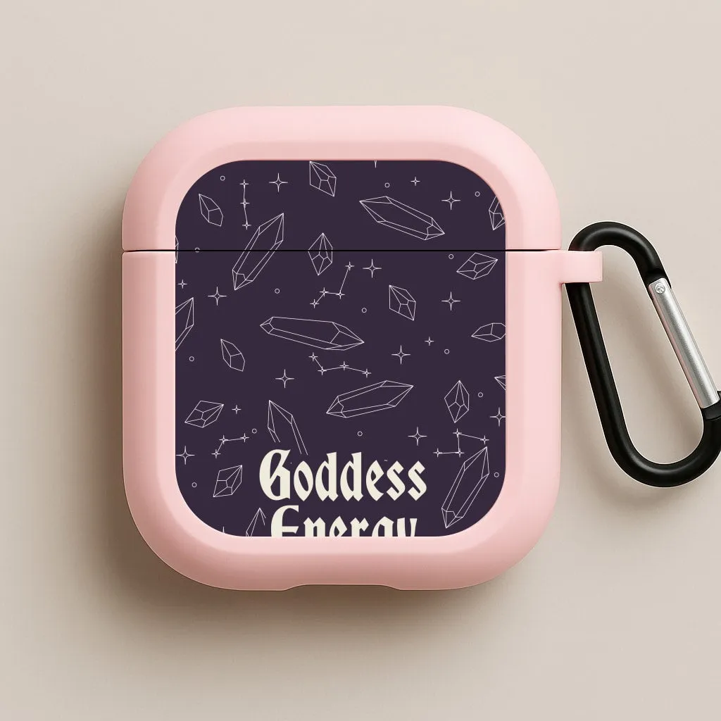 Modern Protective Style Goodess Energy Pattern AirPods Case