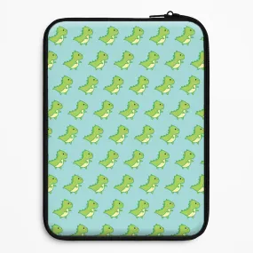Fashion Accent Green Dinosaurs Pattern - Dinosaurs Laptop Sleeve