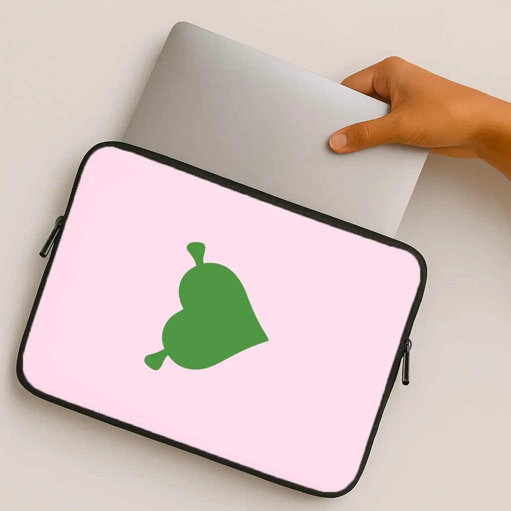 Green Ogre Heart Laptop Sleeve Hybrid Protection