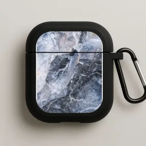 colorful airpods cover Grey and White Marble AirPods Case