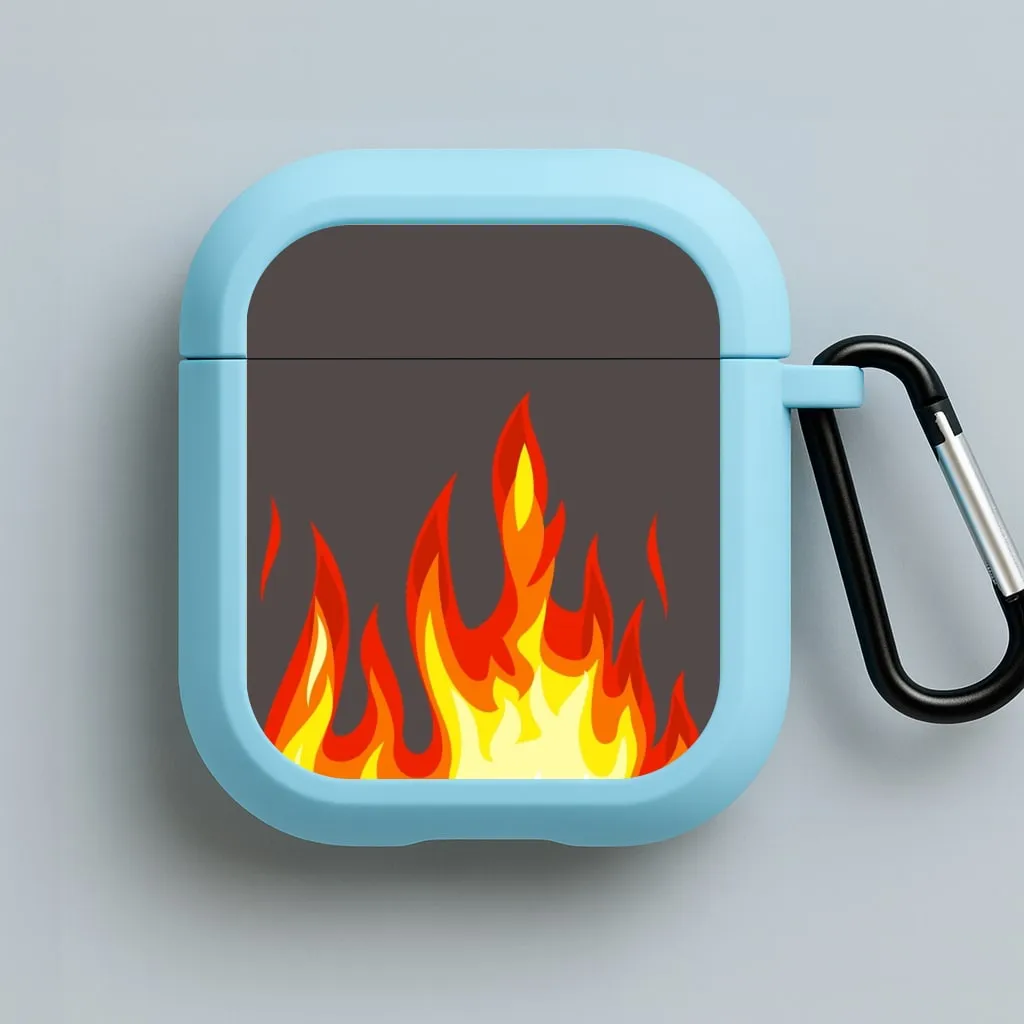 Grey Flame AirPods Case rubberized airpods cover