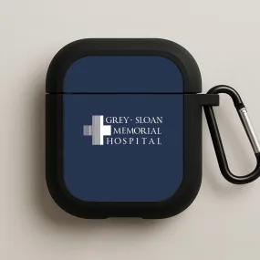 Pocket Size Organizer Minimal Protective Pouch Grey - Sloan Memorial Hospital - Grey's AirPods Case