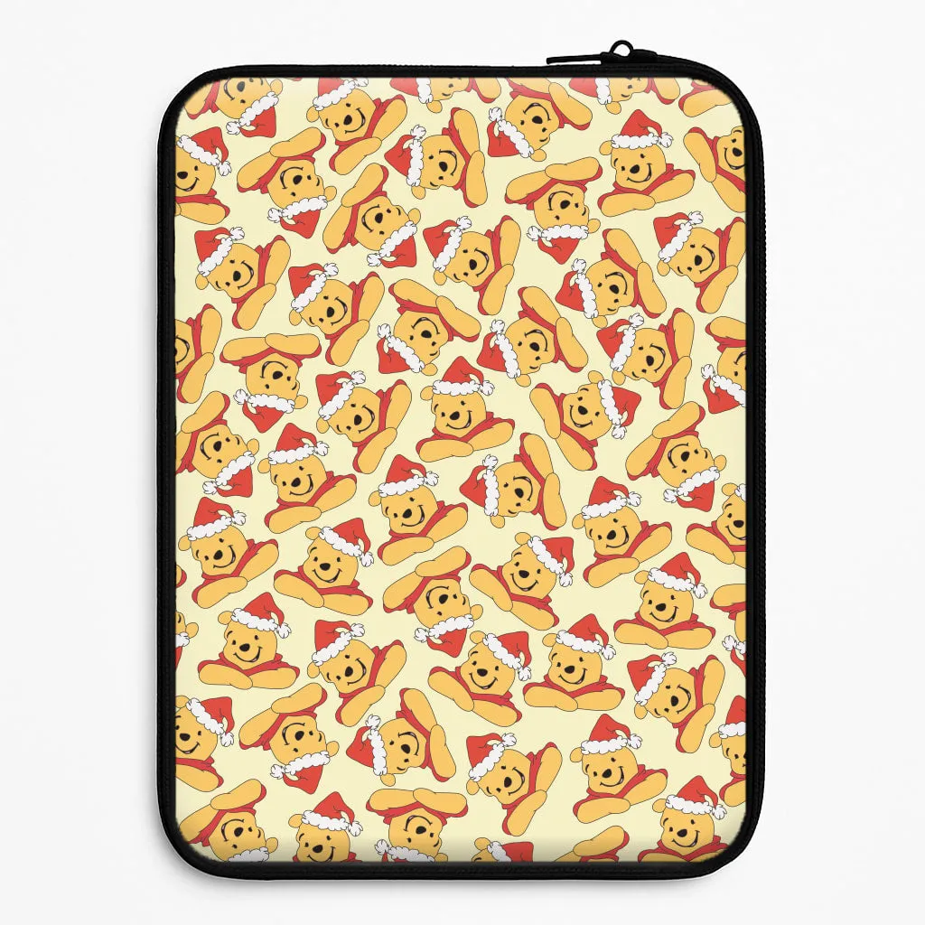 Classic Look Winnie Pattern Christmas Laptop Sleeve