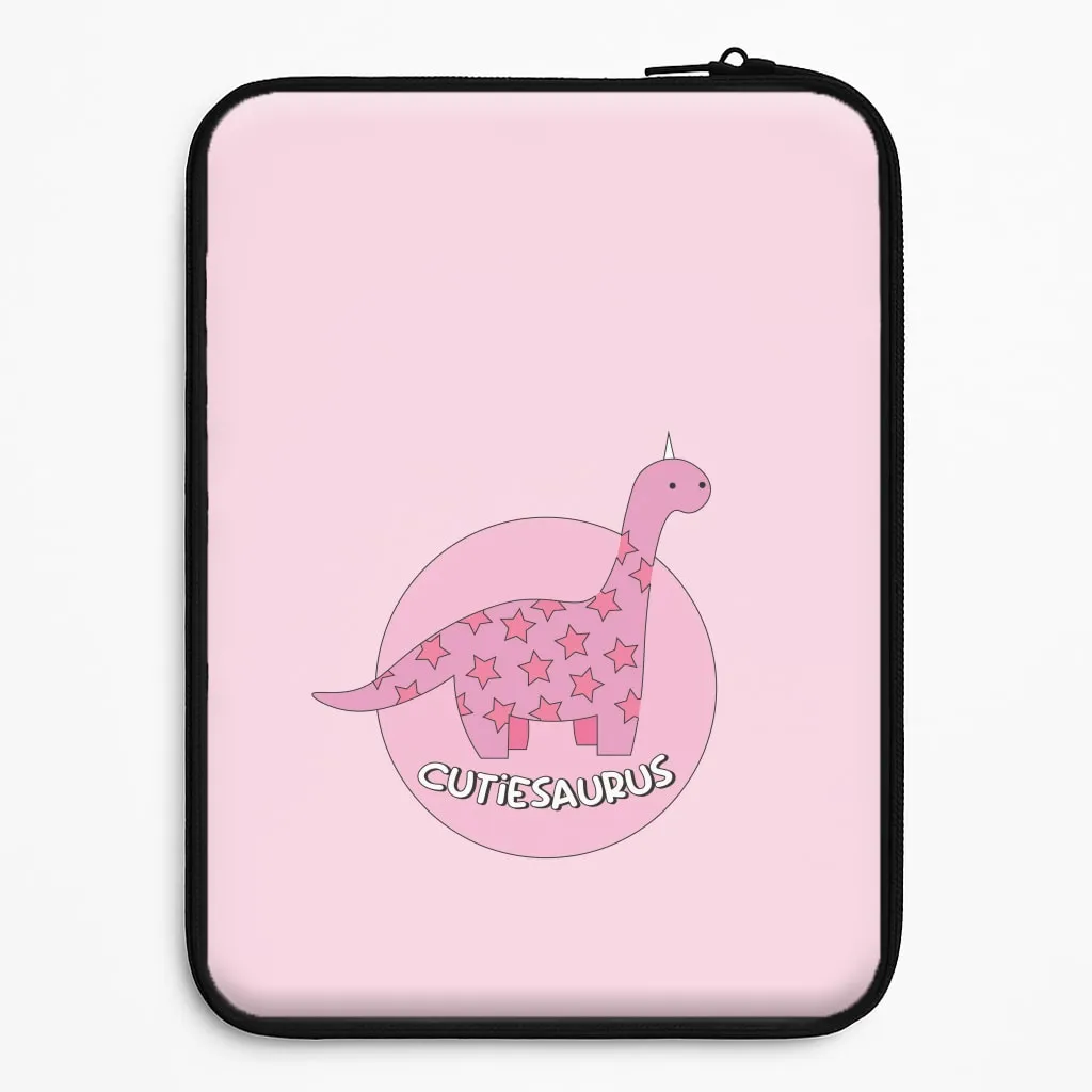 Cutiesaurus - Dinosaurs Laptop Sleeve Shock Guard Soft Shield