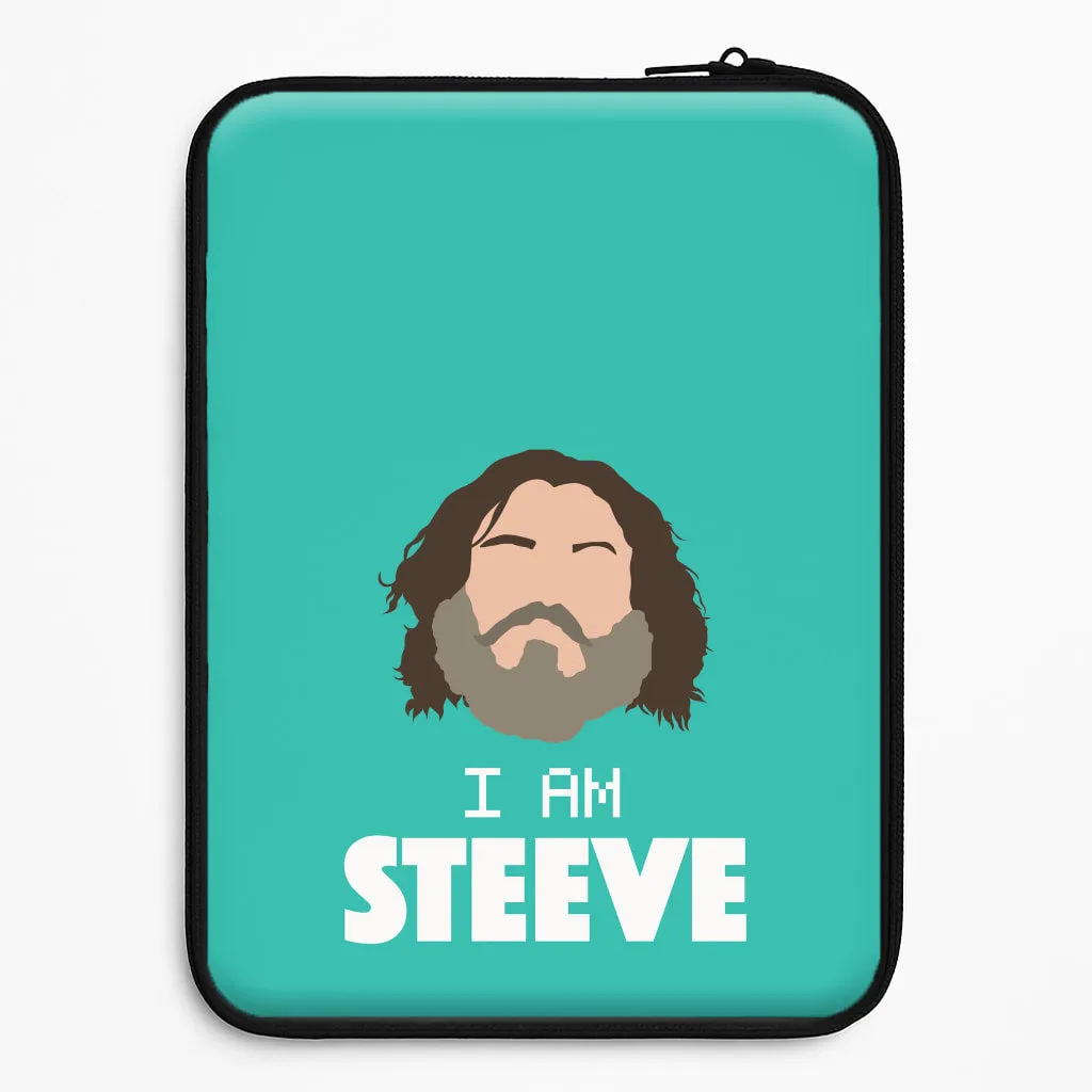 Polished Surface Texture Jack I Am Steve Laptop Sleeve