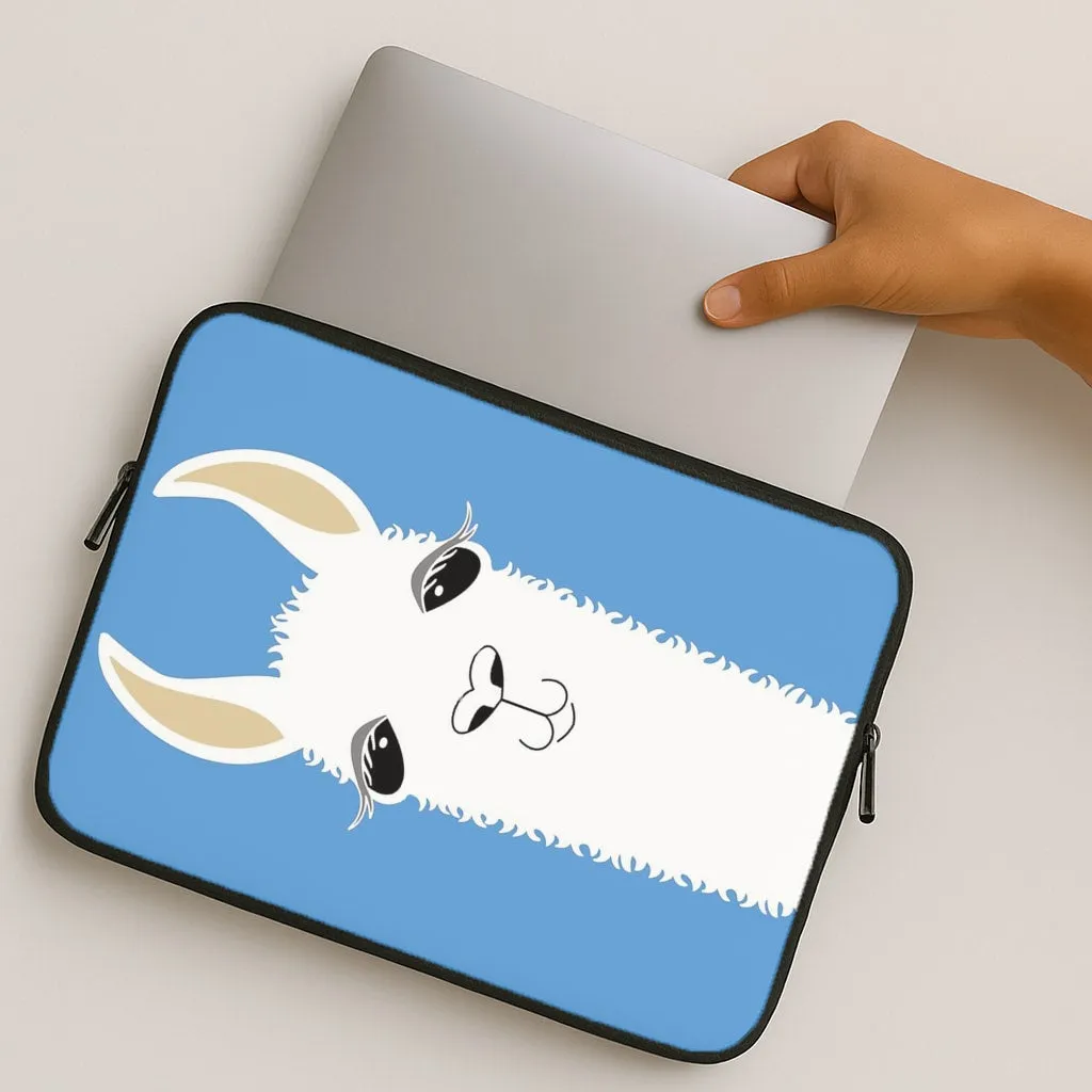 Water shield Llama Portrait Laptop Sleeve