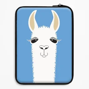 Llama Portrait Laptop Sleeve Compact Frame Smooth Edge Design