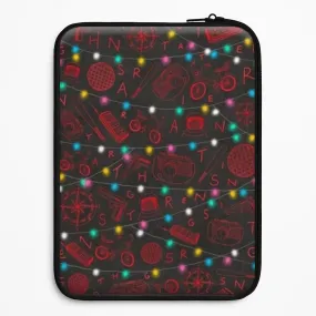 Stranger Red Illustrations Laptop Sleeve Sleek Form High Durability