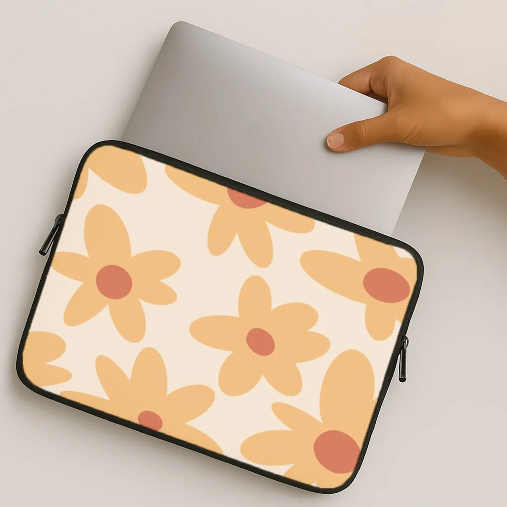 Colourful Abstract Pattern VII Laptop Sleeve Soft Layered Design Subtle design