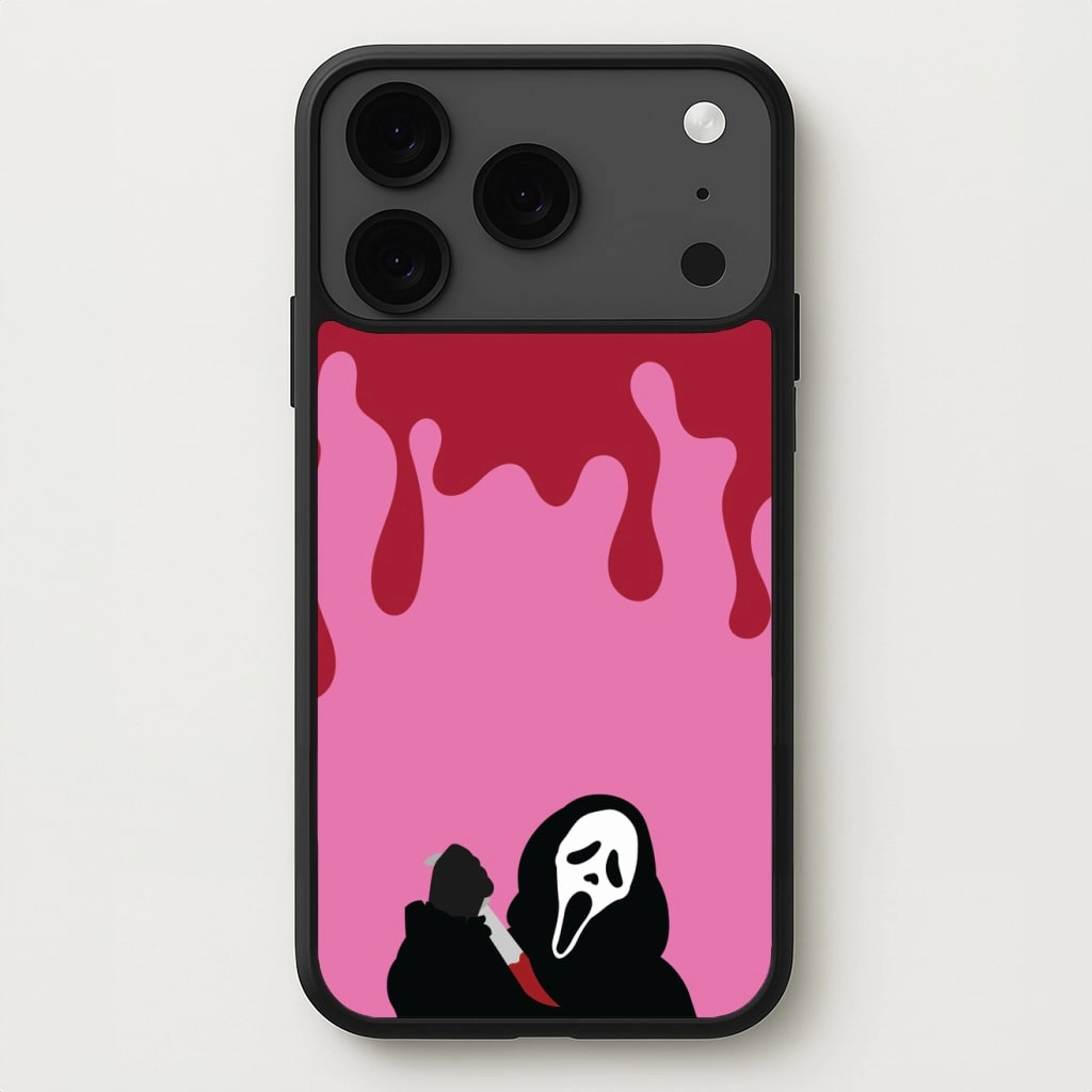 Bloody Knife Phone Case Matte Feel Texture Colorful Design