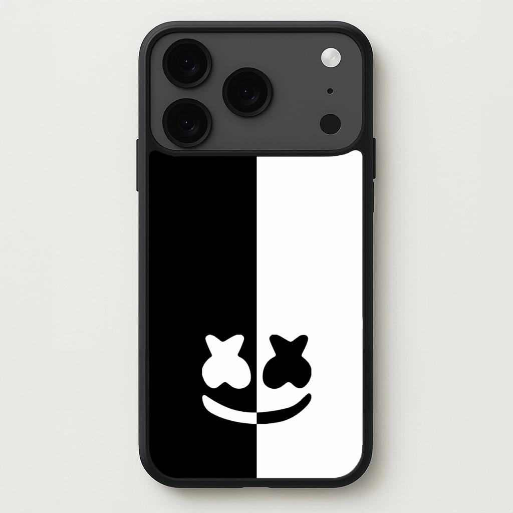 Dual Sides Helmet DJ Phone Case Modern Layer Frosted Finish