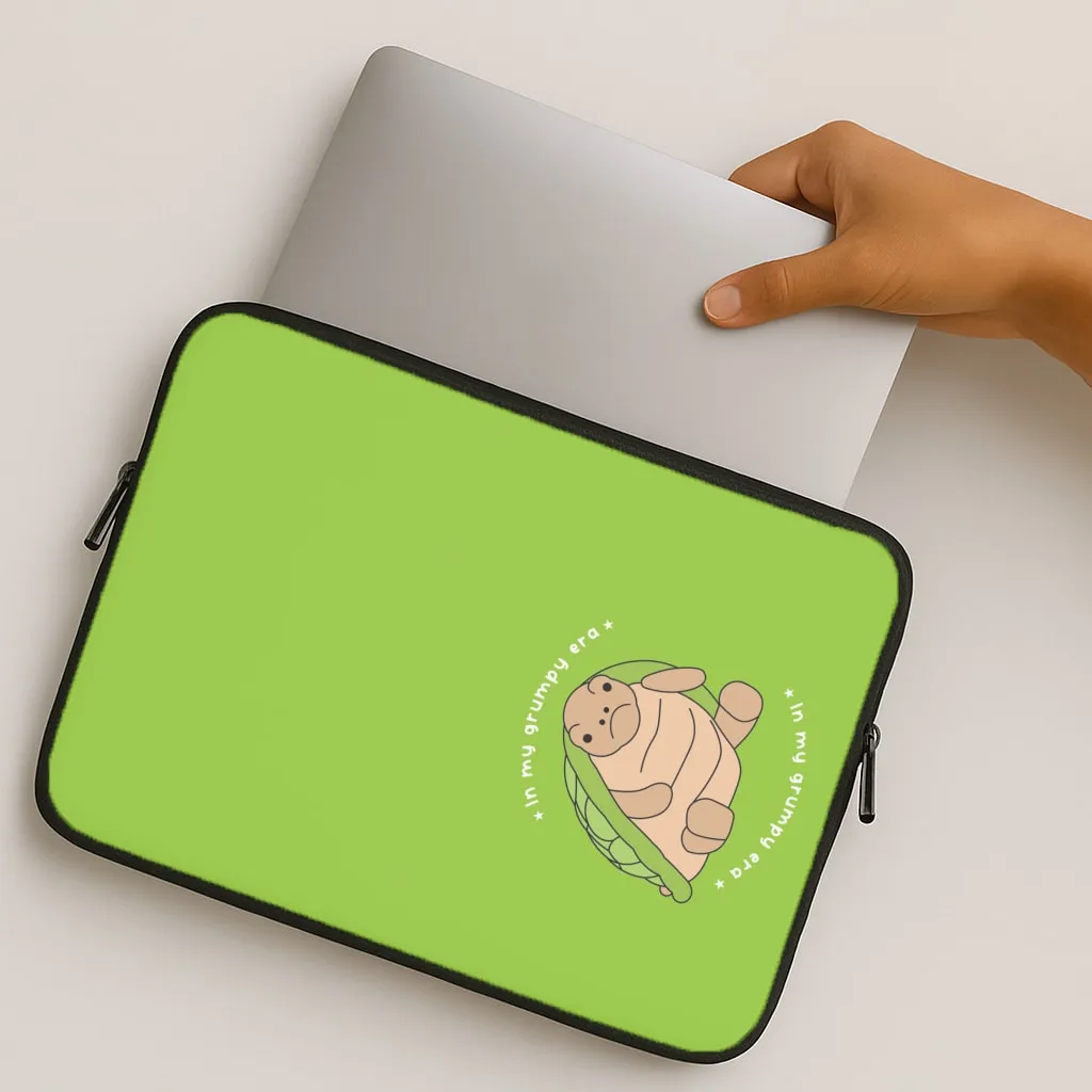 Grumpy Era Turtle Laptop Sleeve Hybrid Touch Stylish Look