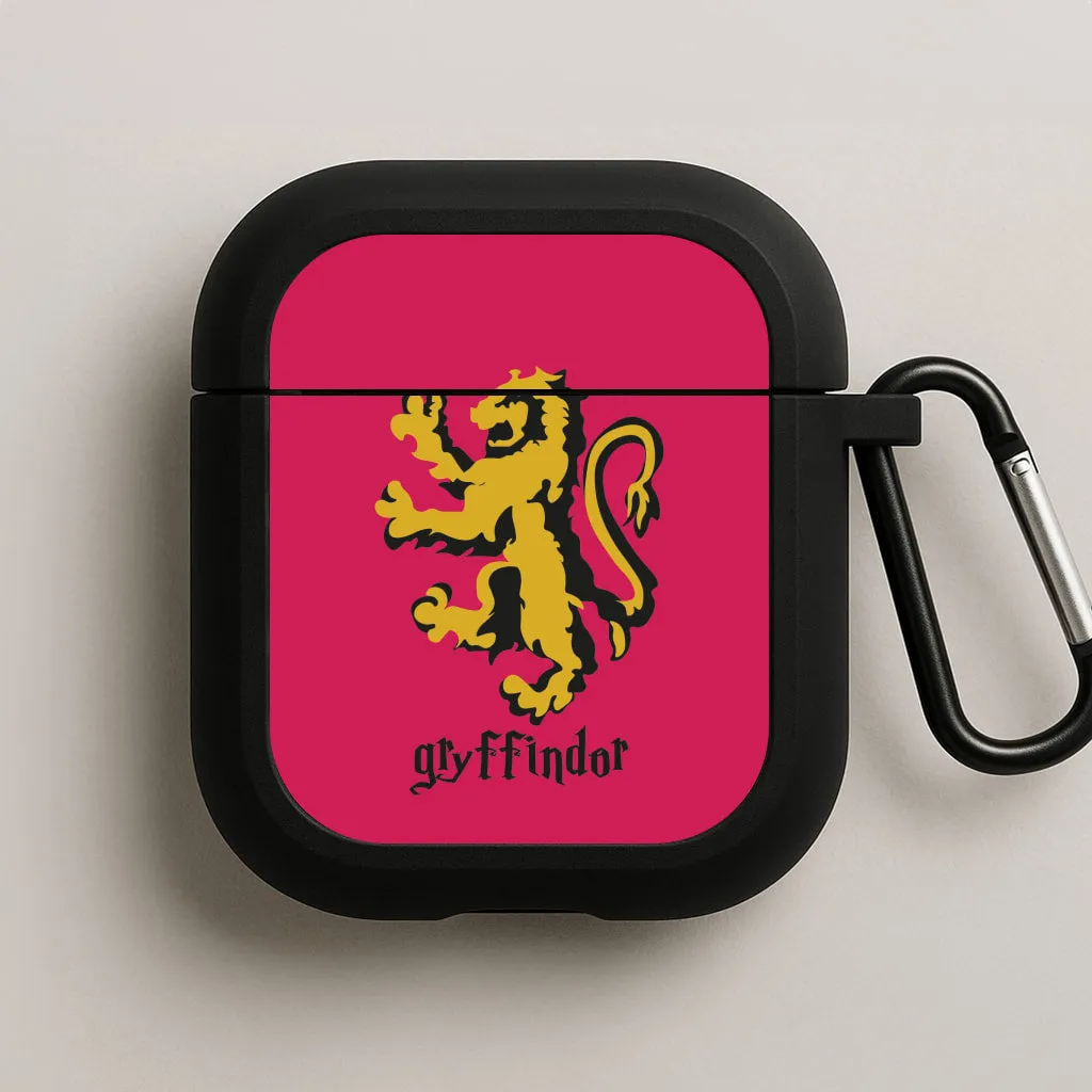 Gryffindor AirPods Case Minimalist Tech Pouch