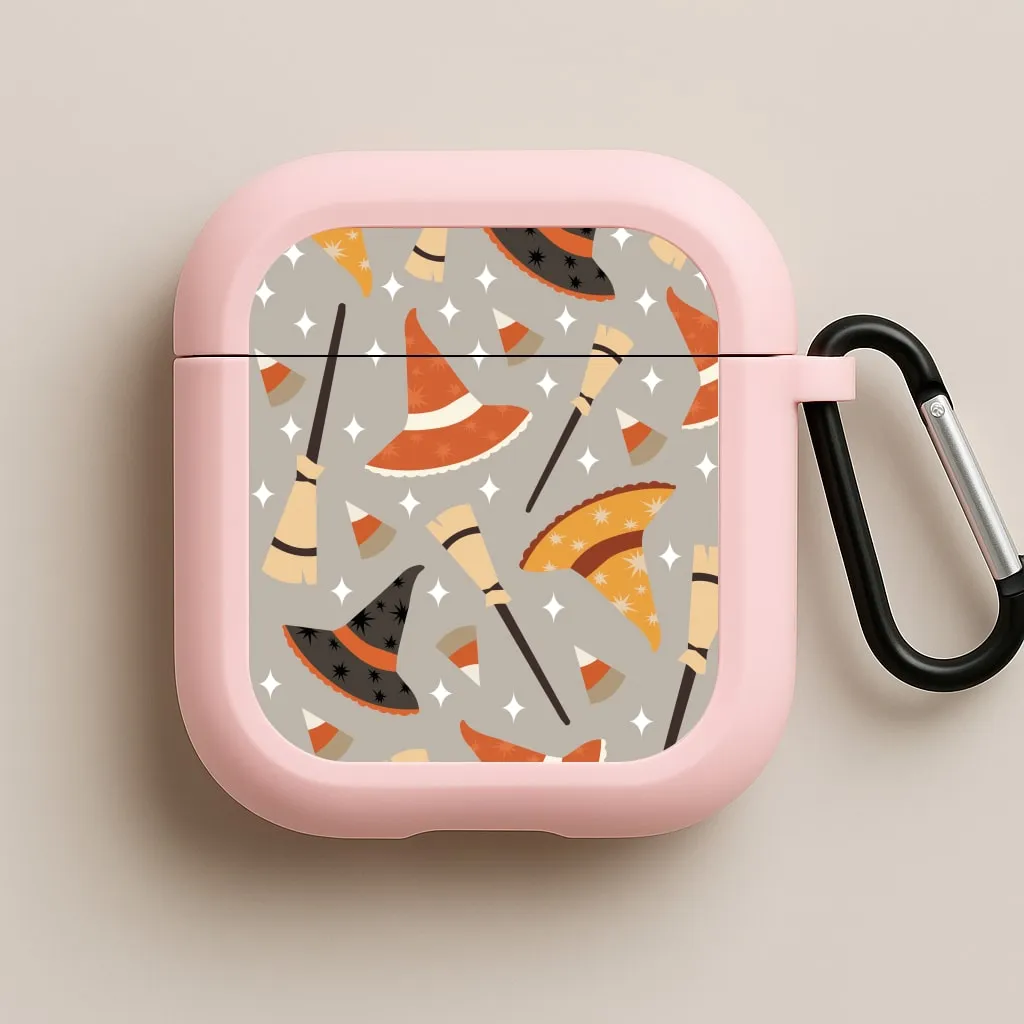 modern tech earphone protector minimal airpods shell Halloween Pattern 19 AirPods Case