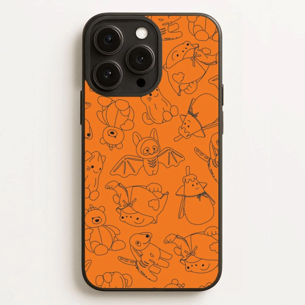 Luxury Pattern Modern Grip Halloween Plushies Pattern I - Halloween Phone Case