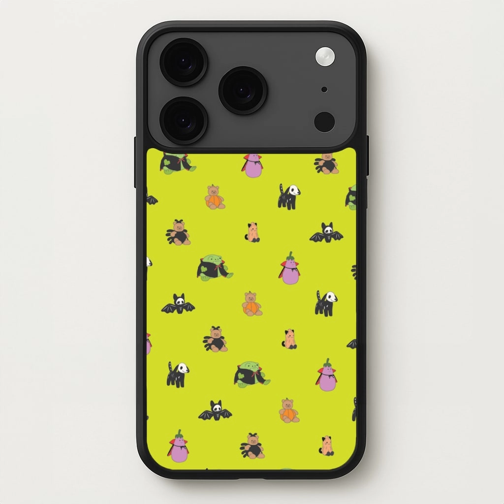Halloween Plushies Pattern III - Halloween Phone Case Recyclable Material