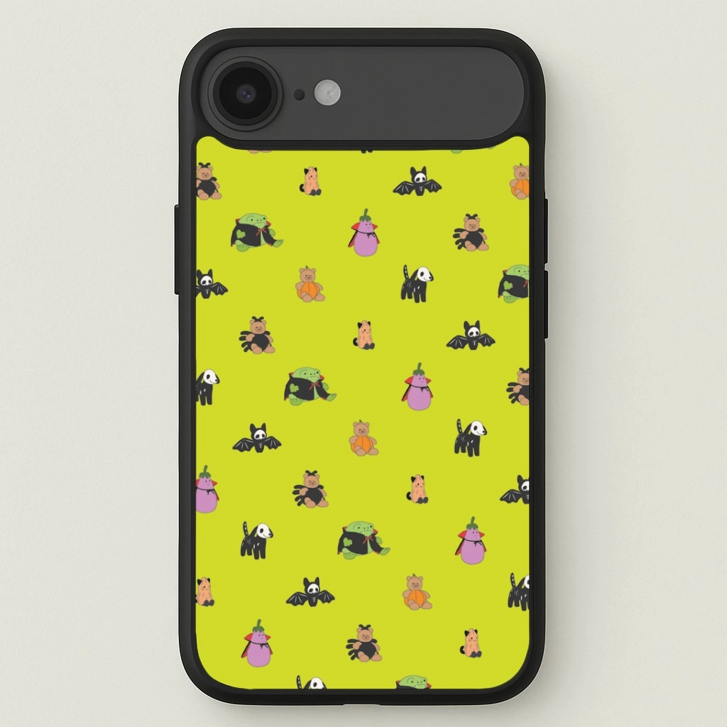 Halloween Plushies Pattern III - Halloween Phone Case Stylish Form Classic Finish