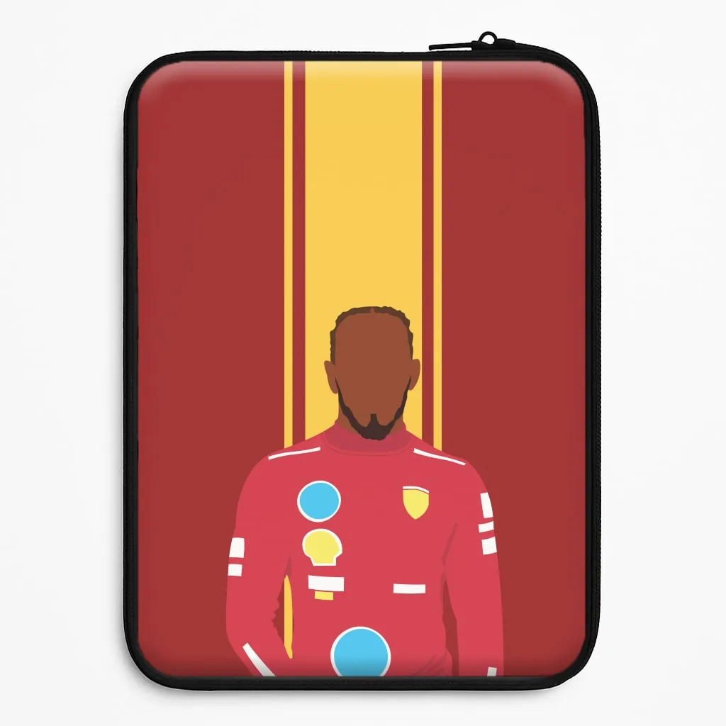 Hamilton In Red Laptop Sleeve Stylish Grip Texture Hybrid Protection