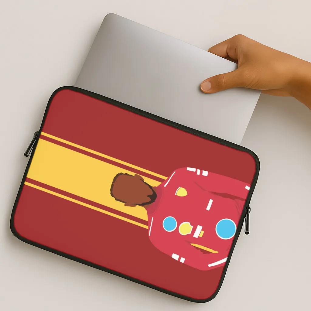 Textured Grip Hamilton In Red Laptop Sleeve